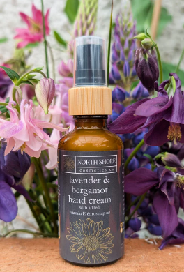 North Shore Cosmetics Co - Lavender & Bergamot Hand Cream with Vitamin E & Rosehip