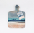 Cath Waters - "A Walk On The Beach" Skye From Applecross Mini Chopping Board