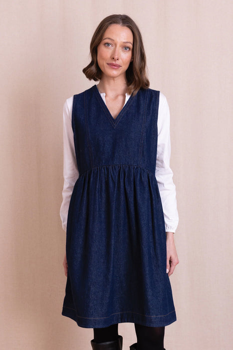 NEW Nomads Denim Pinnafore Dress