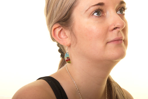 Jane Glue "Wild Flower Field" Small Earrings