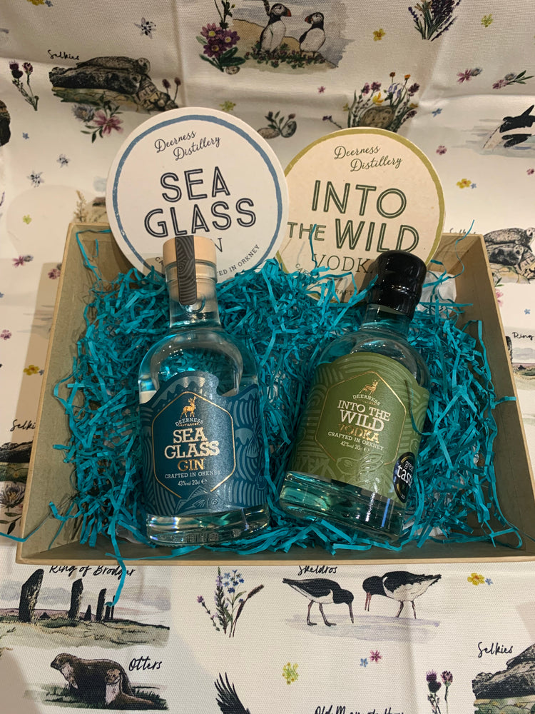 Deerness Distillery Gin and Vodka 20cl Gift Tray