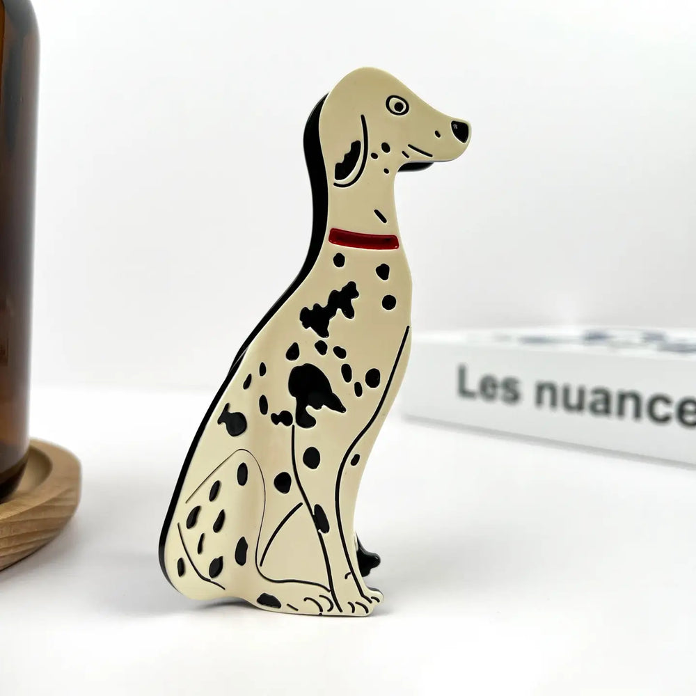 TheDivaSoap - Cute Dog Claw Hair Clip - Dalmatian