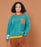 Donna Wilson - Trick Up My Sleeve Sweater - Jade