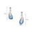 NEW Sheila Fleet Mussel Small Drop Earrings in Mussel Blue Enamel (EE0290-MUSBL)