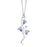 Sheila Fleet Bluebell 3-flower Small Pendant Necklace in Sterling Silver (EP0242)