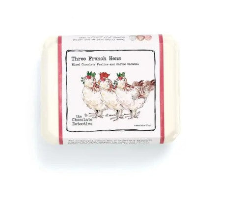 The Chocolate Detective - 12 Christmas Three French Hens Eggs