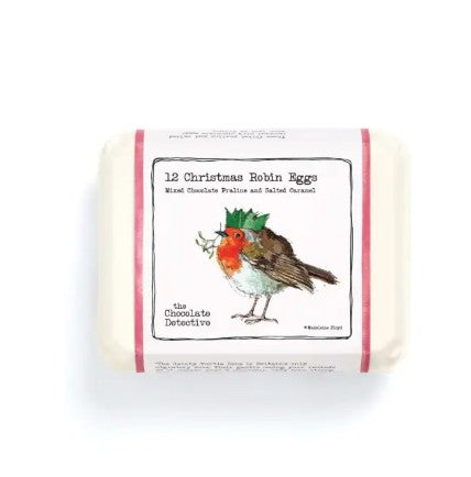 The Chocolate Detective - 12 Christmas Robin Eggs