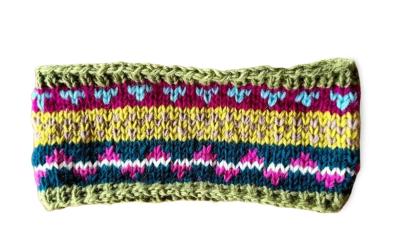 From The Source Hand Knitted Nordic Headband