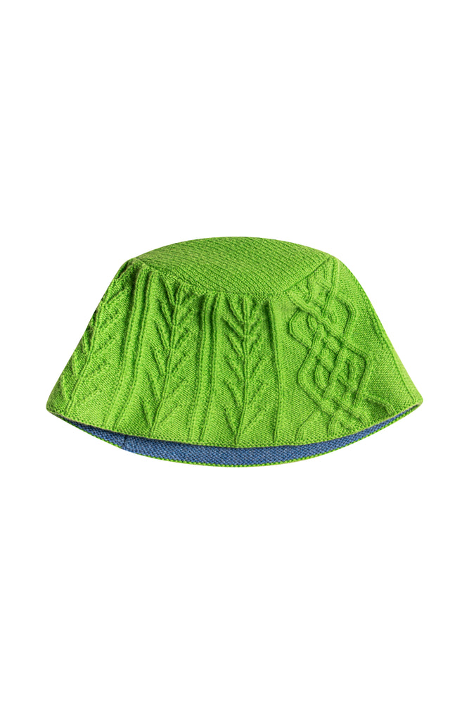 NEW Eribe Aran Bucket Hat - Kelly Green
