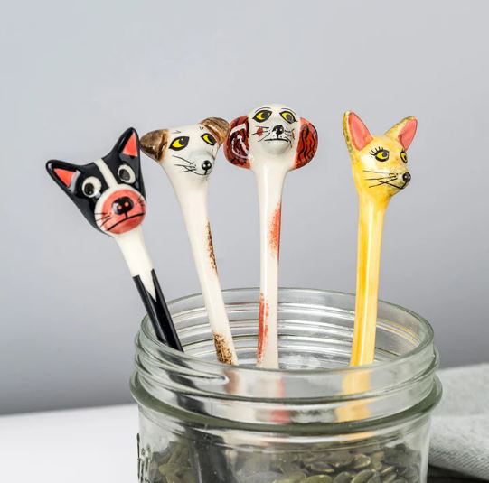 Hannah Turner Single Dog Spoons — Judith Glue