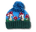 From The Source Mushroom Bobble Hat- Sky Blue