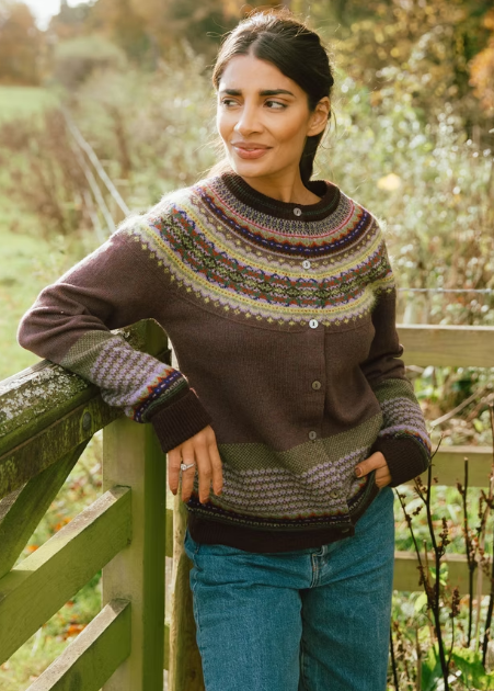 NEW Eribe Alpine Long Cardigan - Heather.