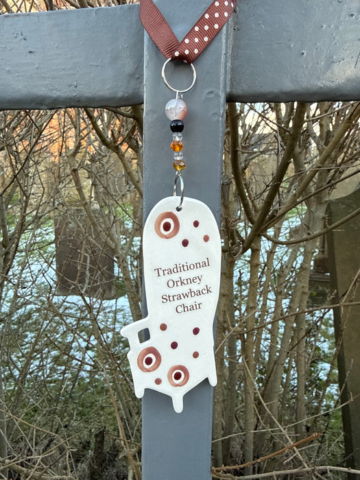 Traditional Orkney Chair Ceramic Hanger