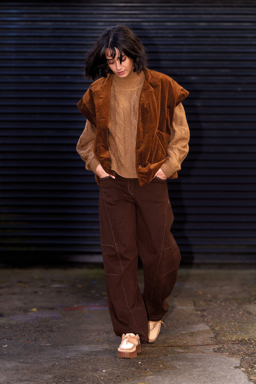 NEW Komodo Amelia Trouser in Chocolate