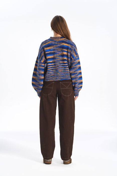 New Komodo Fatih Jumper in Blue Space Dye