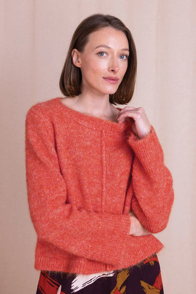 NEW Nomads Plain Cropped Jumper in Sunset