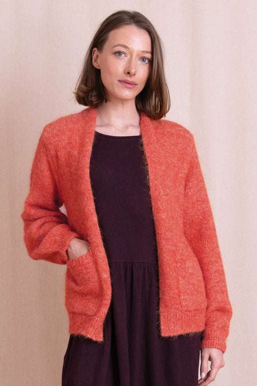 NEW Nomads Plain Front Open Cardigan in Sunset