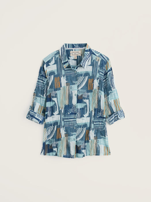 NEW Seasalt Larissa Shirt - Aerial Marks Reflection