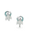 NEW Sheila Fleet Snowdrop Small Stud Earrings in Leaf Enamel (EE0226)