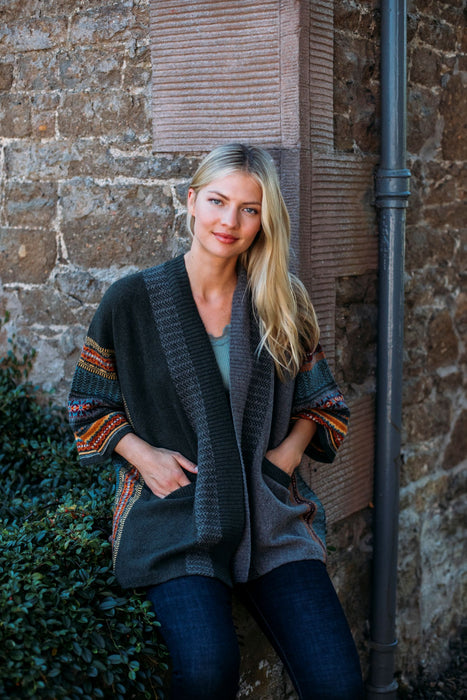 New Eribe Montrose Blanket Coat - Bracken