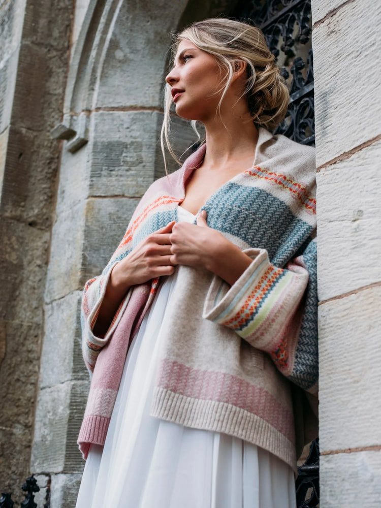 New Eribe Montrose Blanket Coat - Honey
