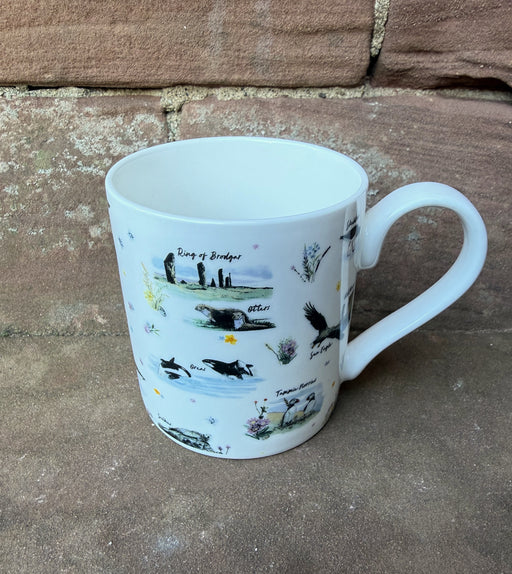 Orkney Wildlife Mug by Sarah Leask