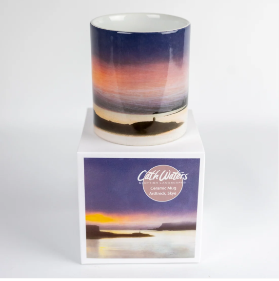 Cath Waters - Ardtreck Lighthouse Skye Large Bone China Mug