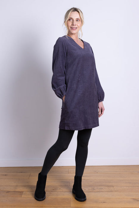 NEW 25% OFF Nomads Chunky Cord Gathered Cuff Tunic Dress - Plum