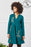 NEW Nomads Embroidered Organic Cotton Tunic Dress - Fern