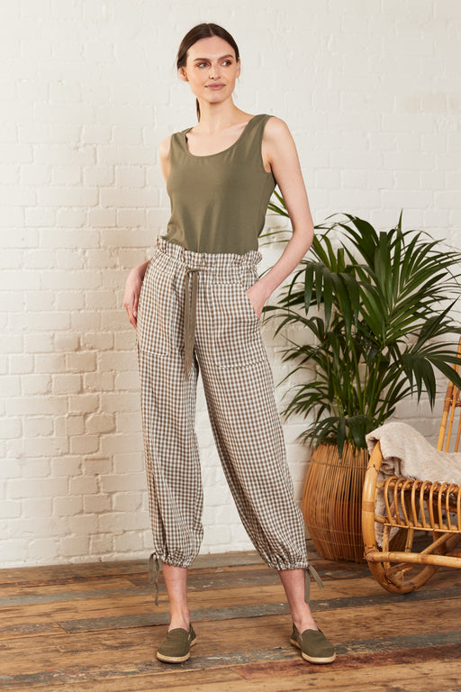 NEW Nomads GOTS Organic Paperbag Trousers in Oatmeal