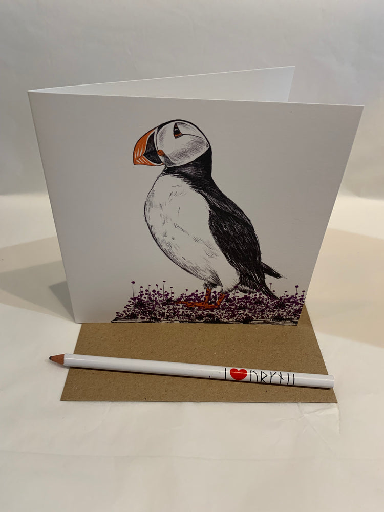 Cherith Harrison Puffin Card