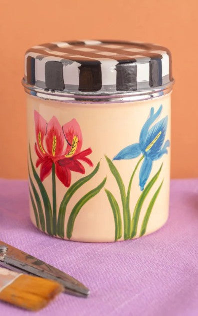 Ian Snow - Orchids on Blush Spice Tin