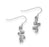 Ortak Twist and Shout Silver Earrings (E1729)