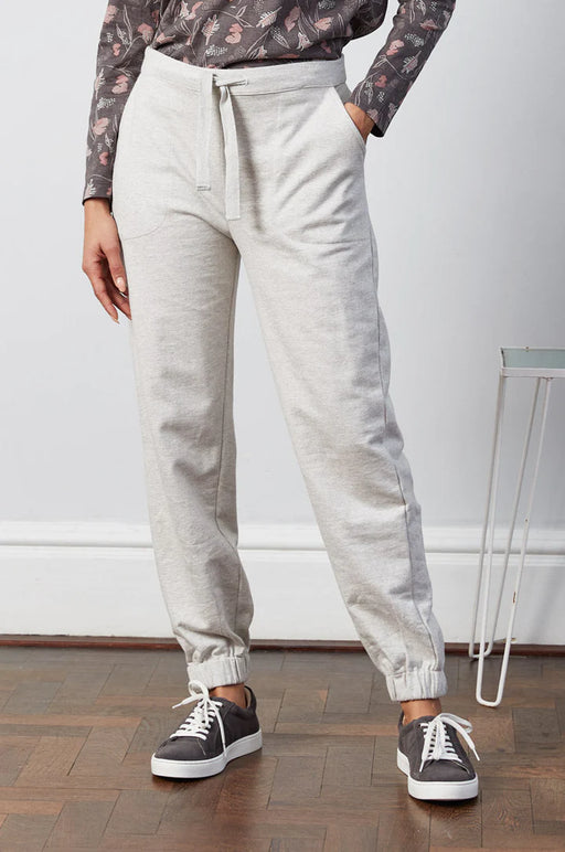 FURTHER REDUCED! Nomads Organic Cotton Jersey Lounge Trousers GOTS in Ecru