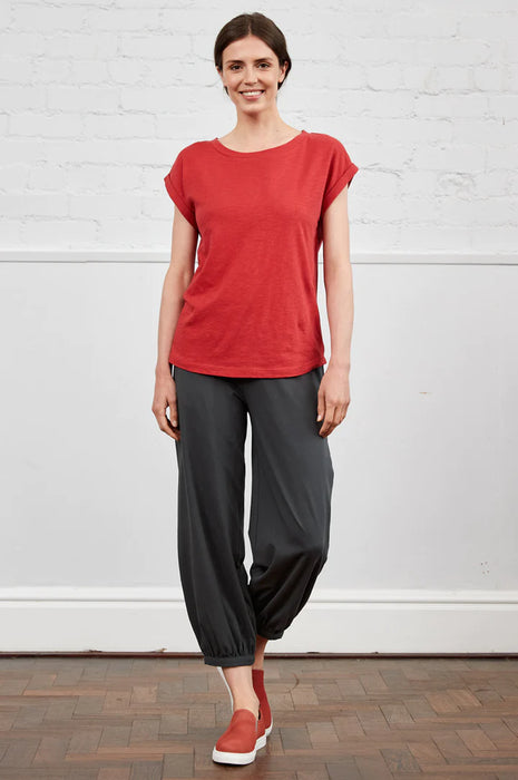 NOW 25% OFF Nomads GOTS Organic Plain Yoga Trousers in Pepper