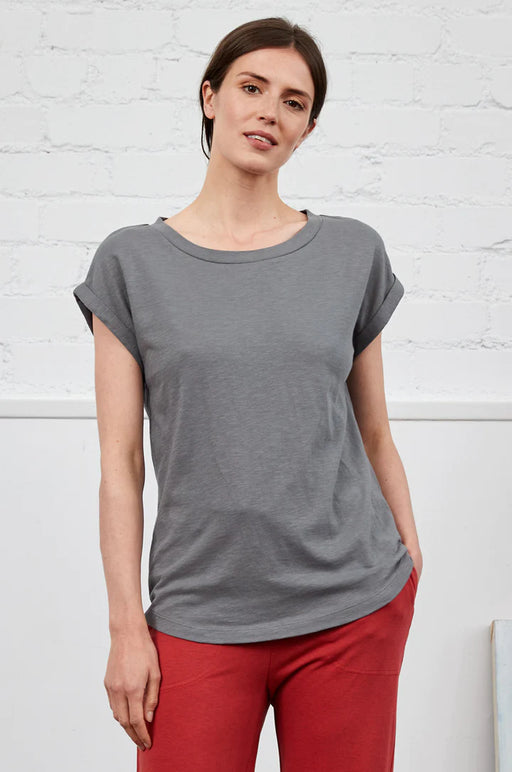 NOW 25% OFF Nomads GOTS Organic Cotton T-Shirt in Gull