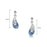 NEW Sheila Fleet Mussel Small Drop Earrings with Peach Pearls in Mussel Blue Enamel (ESE0290-MUSBL)
