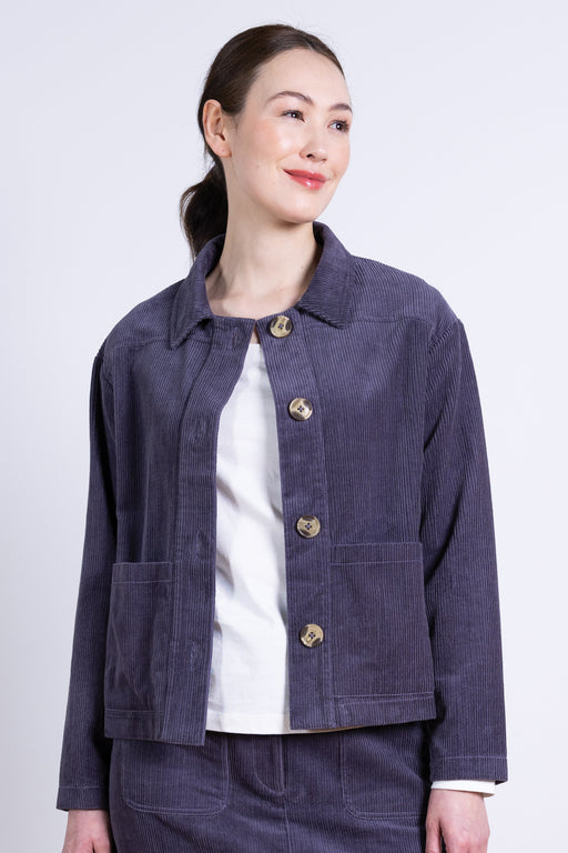 NEW 25% Nomads Chunky Cord Cord Jacket in Plum