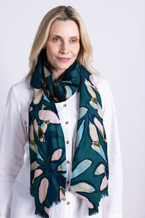 NEW Nomads Viscose Gauze Scarf in Nordic