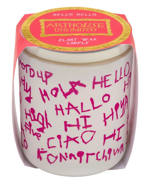 Arthouse Unlimited - Hello Plant Wax Candle