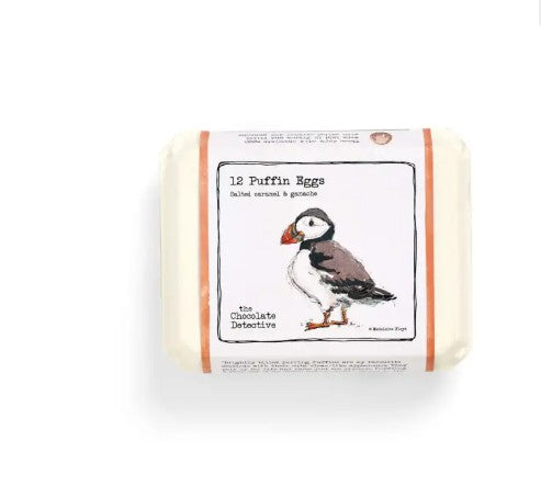The Chocolate Detective - 12 Puffin Eggs 150g