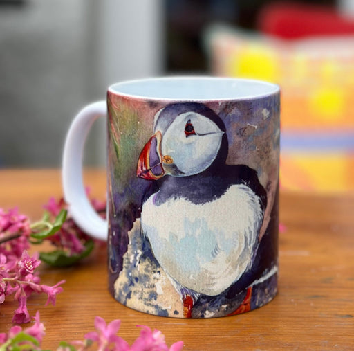 Jane Glue Puffin Twins Mug