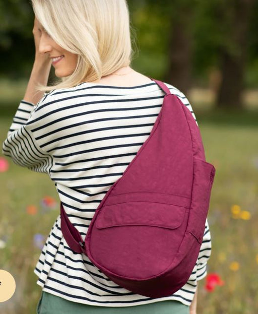 Healthy Back Bag Ruby Textured Nylon Small Crossbody Bag