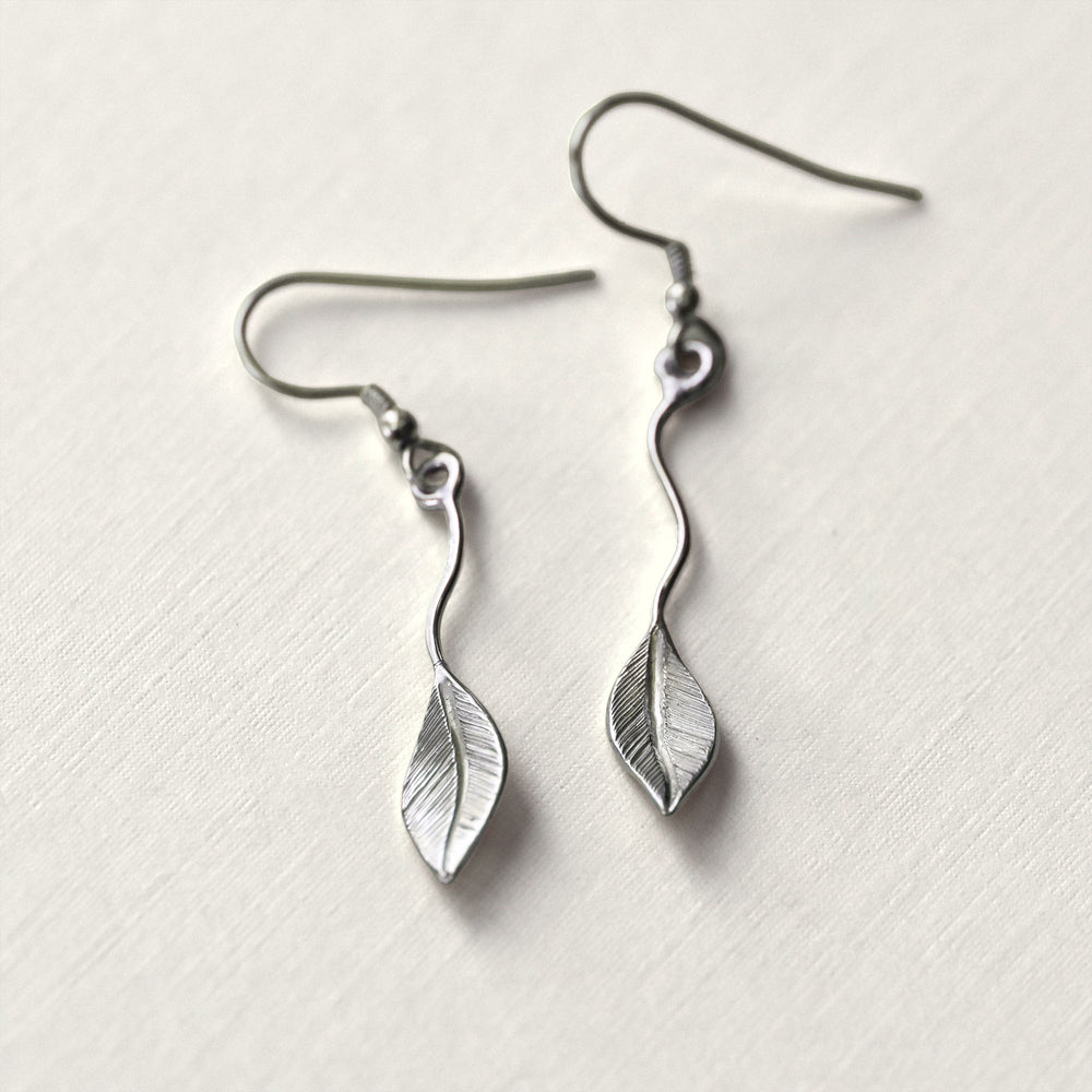 Olivia Yorston Jewellery - Small 'Falling Leaves' Drop Earrings