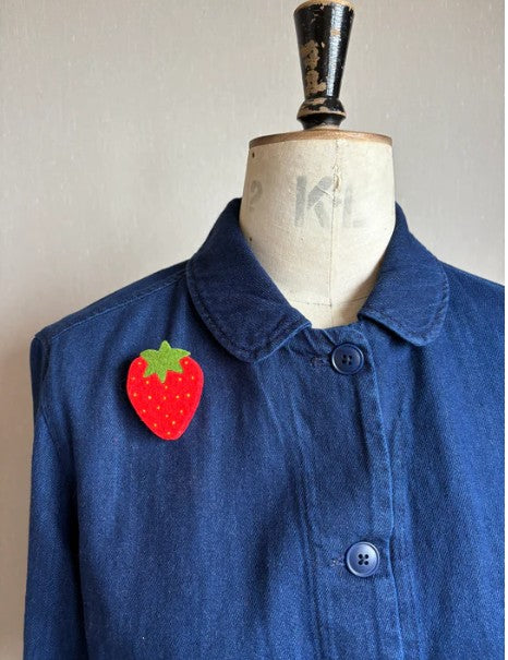 Lynsey Walters Strawberry Brooch
