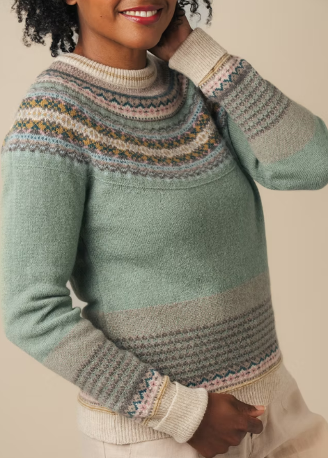 NEW Eribe Alpine Long Sweater - Sage