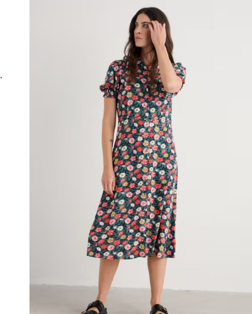 NEW 25% OFF Seasalt Bridget Dress - Winding Petunias Grove
