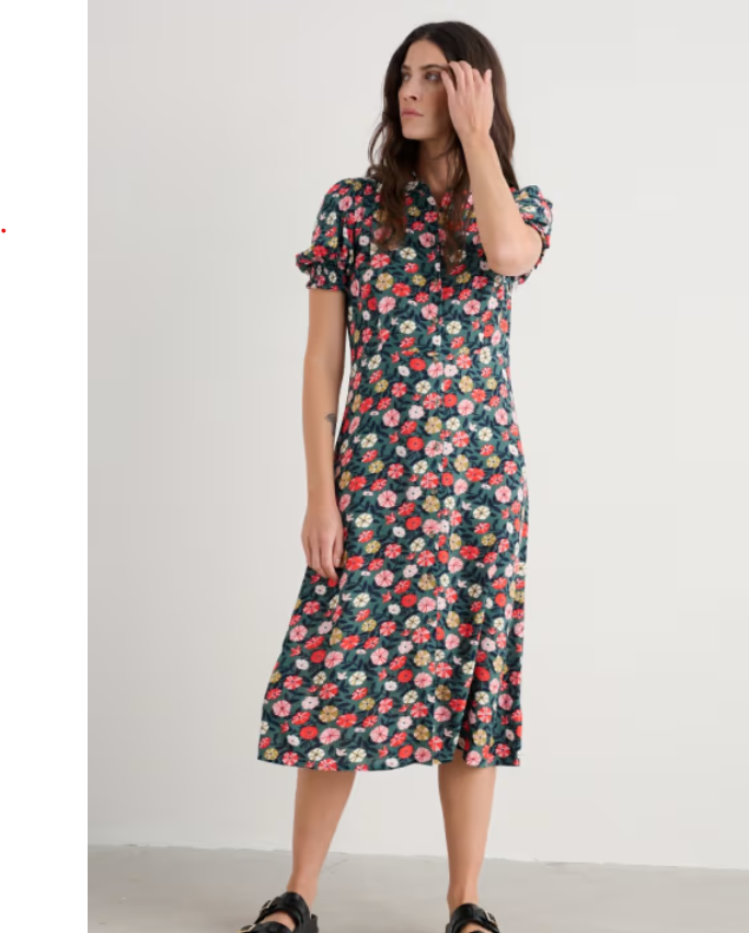 NEW 25% OFF Seasalt Bridget Dress - Winding Petunias Grove