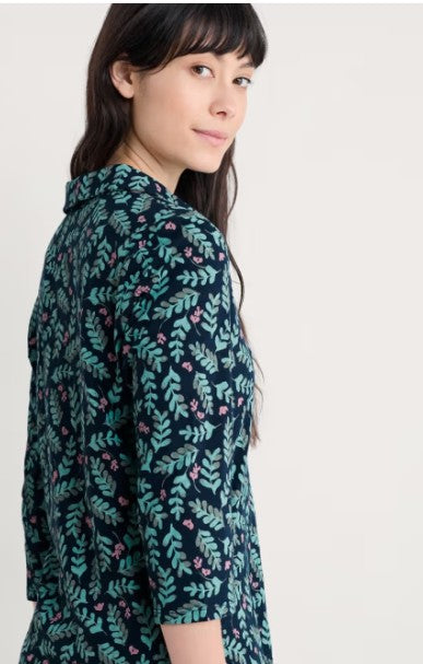 NEW 25% OFF Seasalt Wavecrest Shirt - Indigo Leaf Maritime