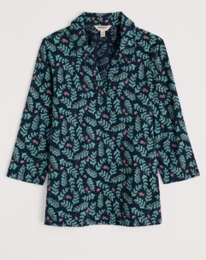 NEW 25% OFF Seasalt Wavecrest Shirt - Indigo Leaf Maritime